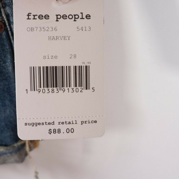 WE THE FREE PEOPLE Cut Over Overalls Size 28 - Picture 7 of 7